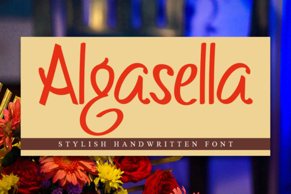Algasella: A Sweet and Friendly Handwritten Font for Editors