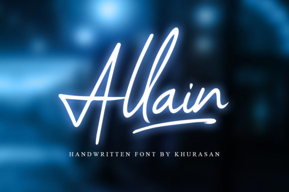 Allain: A Handwritten Font for Distinctive Branding