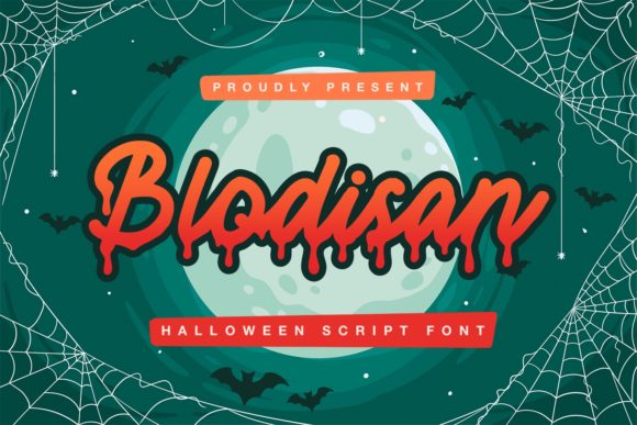 Blodisan: A Spooky, Playful Font for Creative Marketers