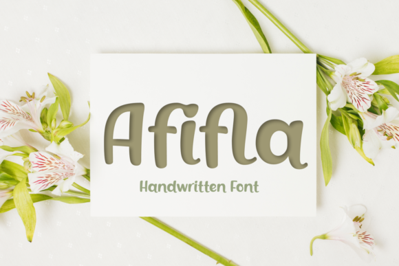 Boost Your Campaigns with Afifla: A Friendly Handwritten Font