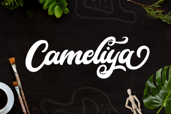 Cameliya: A Retro Bold Script Font for Web Design