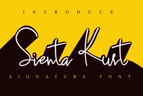 Discover the Elegance of Sienta Kurt: A Perfect Handwritten Font