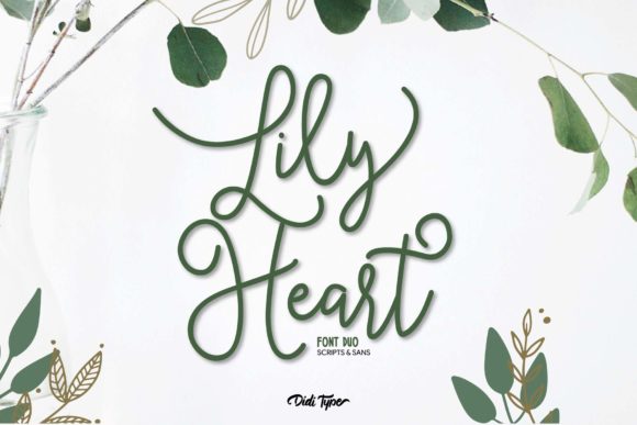 Discover the Versatility of Lily Heart Font for Makers