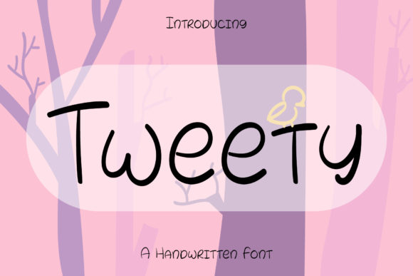Discover Tweety: A Handwritten Font for Editorial Charm