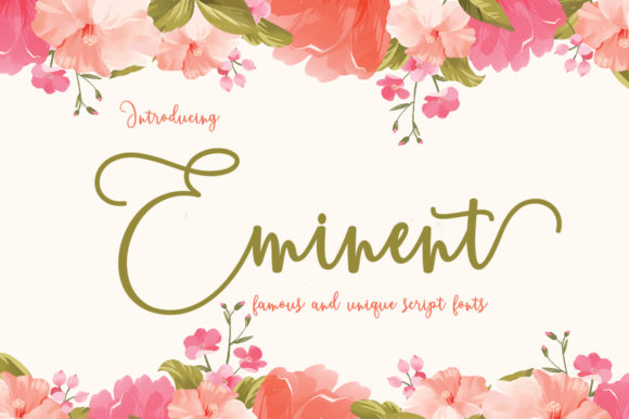 Elegant Eminent: A Handwritten Font for Web Design