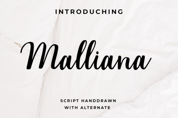 Elevate Your Brand with Malliana: A Charming Script Font