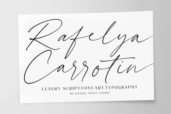 Elevate Your Editorial Design with Rafelya Carrotin Font