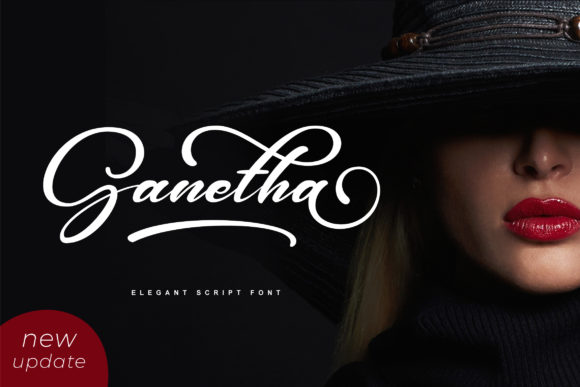 Enhance Your Brand with Ganetha: A Stylish Script Font