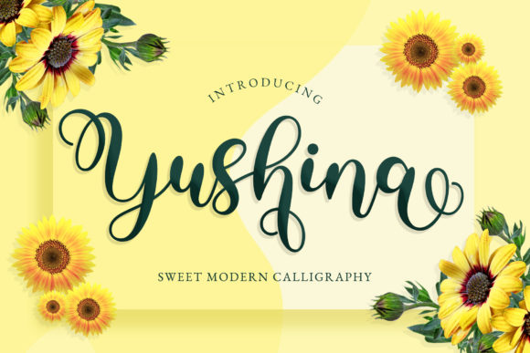 Enhance Your Brand with Yushina: A Modern Handwritten Font