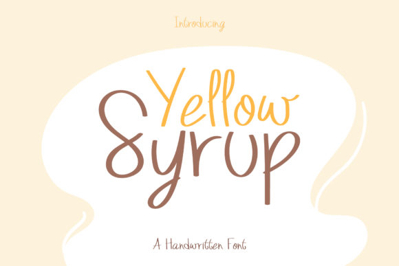 Enhance Your Web Design with Yellow Syrup Font