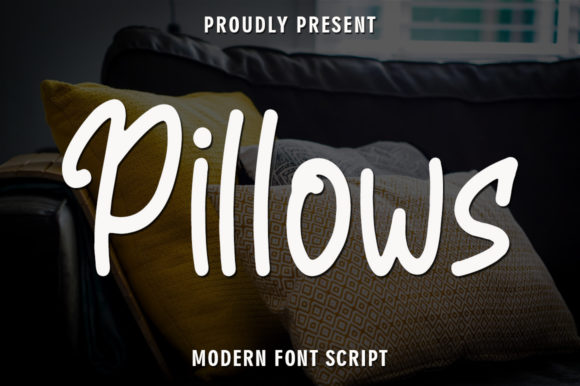 Enhancing Web Design with Pillows: A Handwritten Font