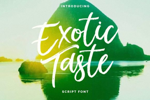 Exotic Taste: Elevate Your Campaign with a Handwritten Font