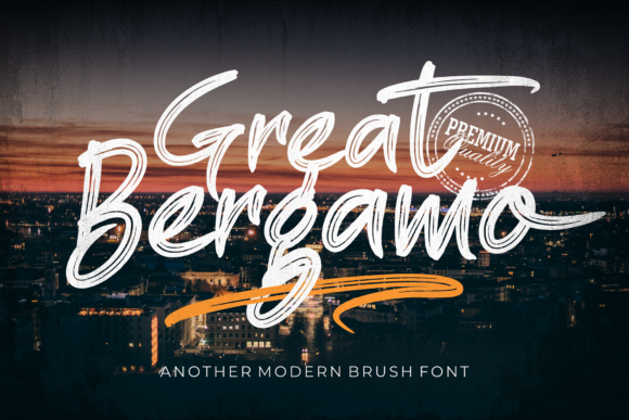 Great Bergamo: A Handwritten Font for Elegant Campaigns