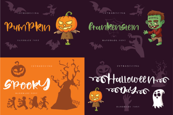 Halloween Day: A Charming Handwritten Font for Web Design