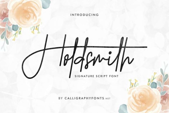 Holdsmith: A Handwritten Font for Elegant Web Design