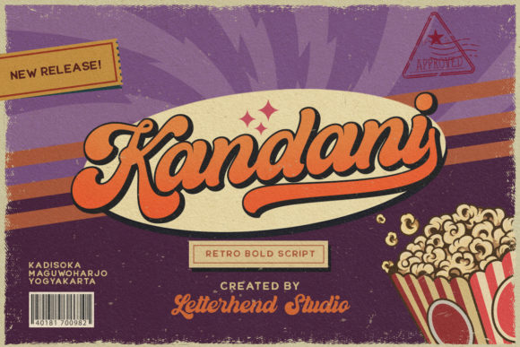 Kandani: A Playful, Nostalgic Font for Editorial Design