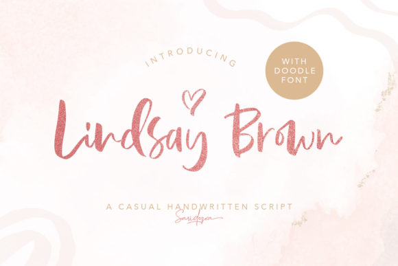 Lindsay Brown: A Script Font with Elegance