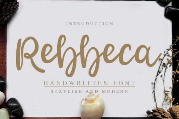 Rebbeca: A Handwritten Font for Memorable Campaigns