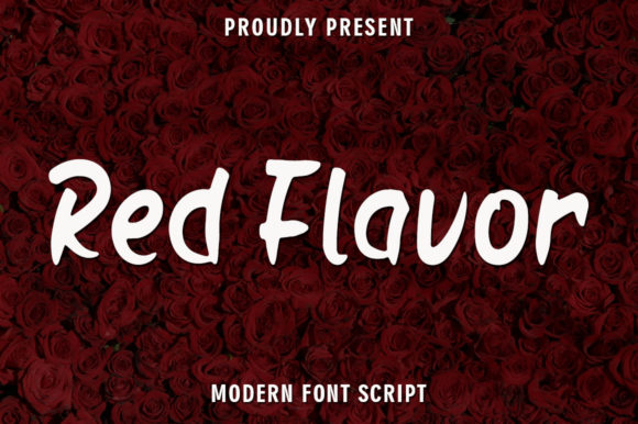 Red Flavor: A Handwritten Font for Craft and Design
