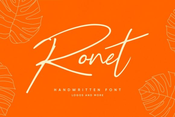 Ronet: A Premium Script Font for Creative Projects