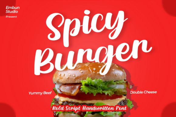 Spicy Burger: A Bold Script for Creative Projects