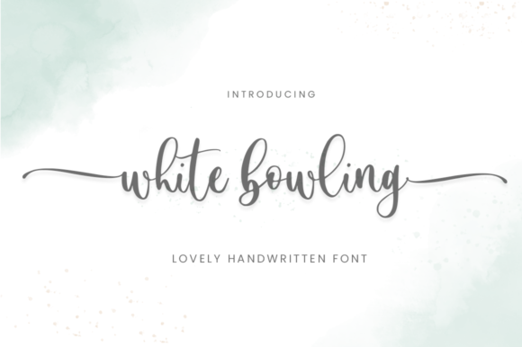 White Bowling: A Handwritten Font for Editorial Charm